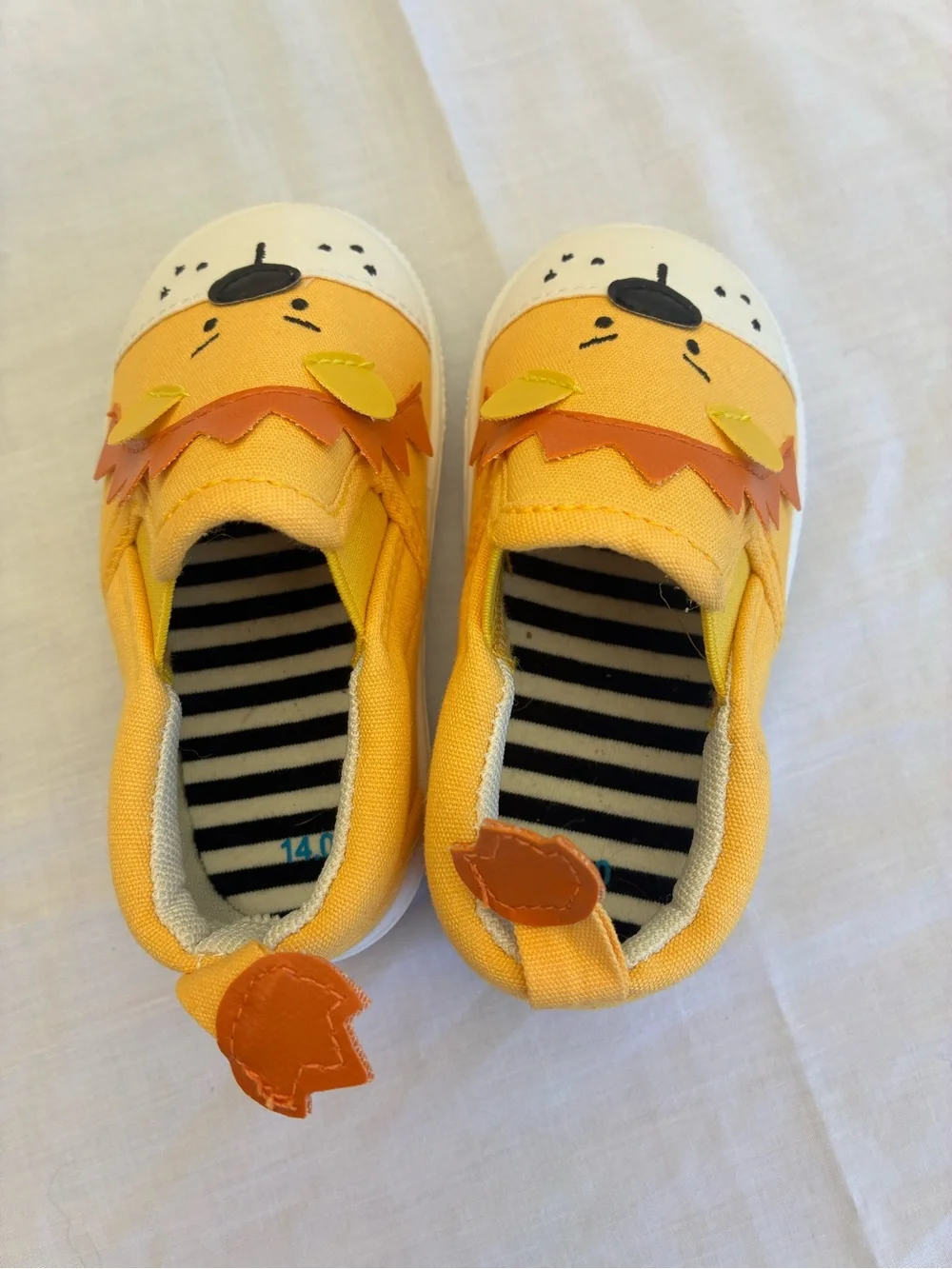 Yellow Lion Slip-On Baby & Walker Shoes